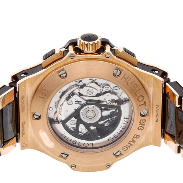 Men Replica Hublot Big Bang Chronograph 301.Sb.131.Pb Rose Gold Mechanical Automatic