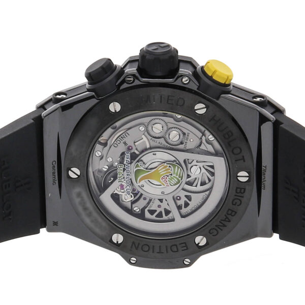 Ceramic Men Fake Hublot Big Bang Unico Bi-retrograde Fifa 412.Cq.1127.Rx Dial Black