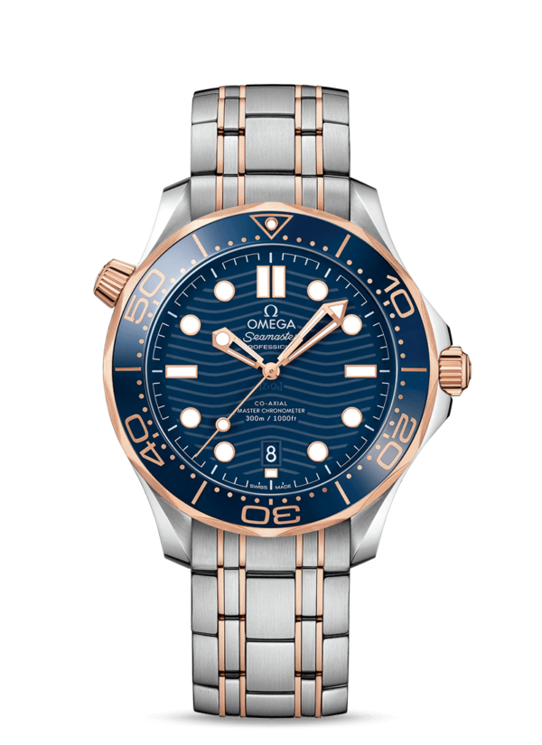 Omega 210.20.42.20.03.002 Seamaster Dial Blue Stainless Steel Watch